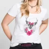 Trachtenshirt mit Hirsch-Druck und Kurzarm<sheego Best