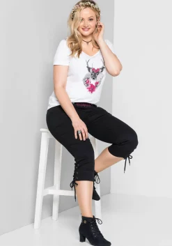 Trachtenshirt mit Hirsch-Druck und Kurzarm<sheego Best