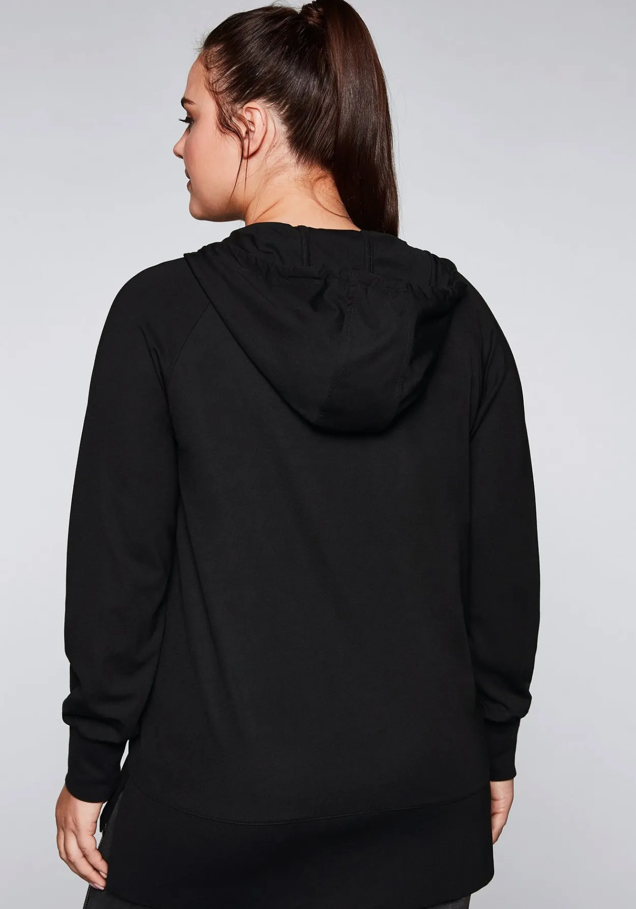 Trainingsjacke mit Kapuze, aus Sweat<sheego Discount