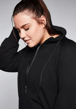 Trainingsjacke mit Kapuze, aus Sweat<sheego Discount