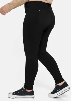 Treggings mit Schlupfbund und Gürtelschlaufen<sheego Online