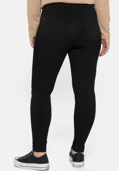 Treggings mit Schlupfbund und Gürtelschlaufen<sheego Online