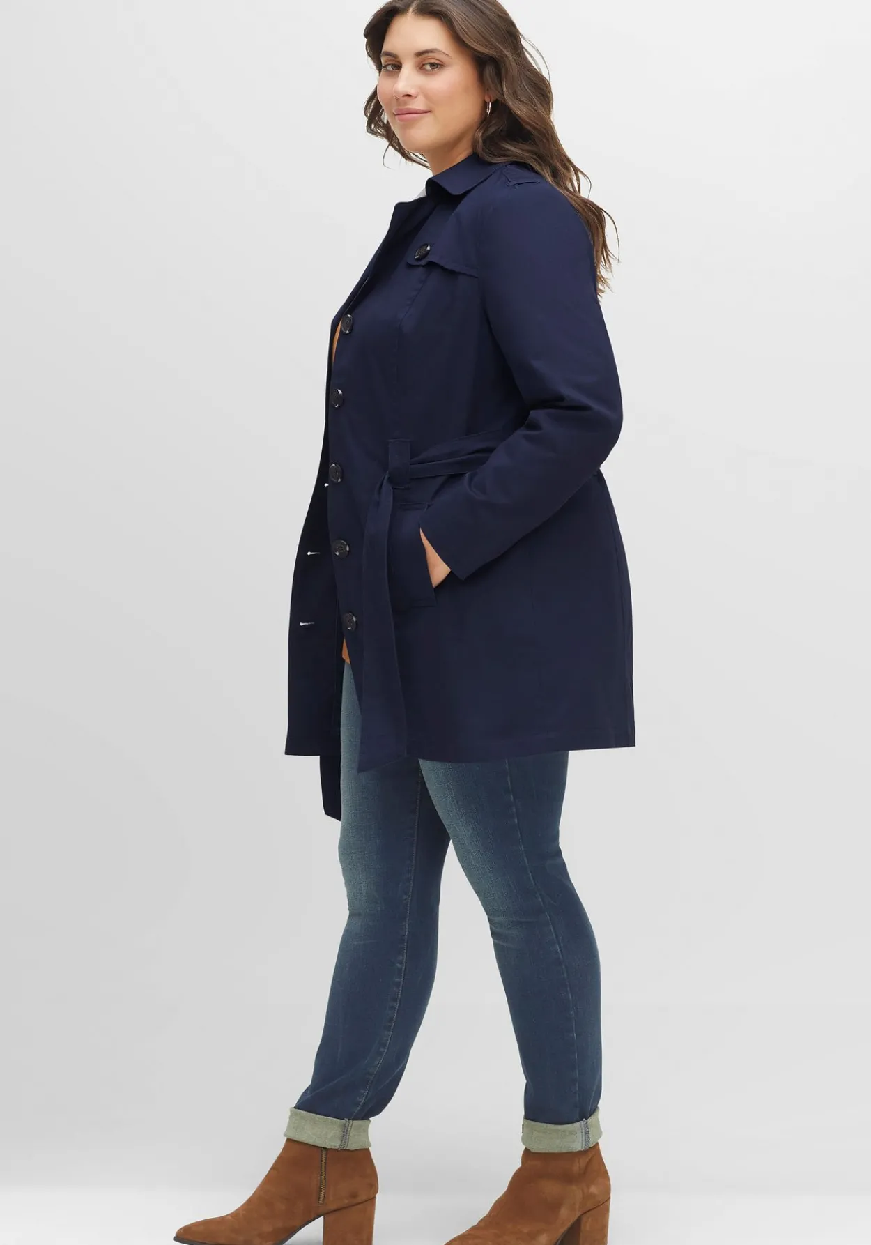Trenchcoat in Kurzform<sheego Discount
