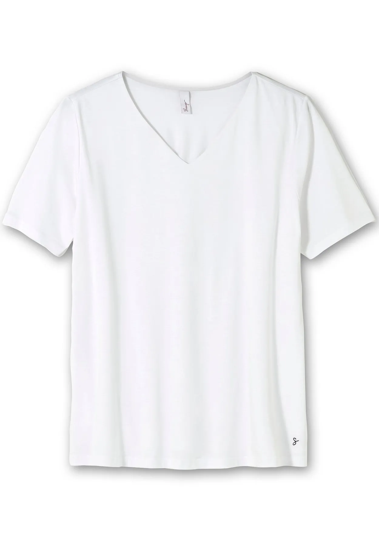 T-Shirt mit doppellagigem Vorderteil<sheego New
