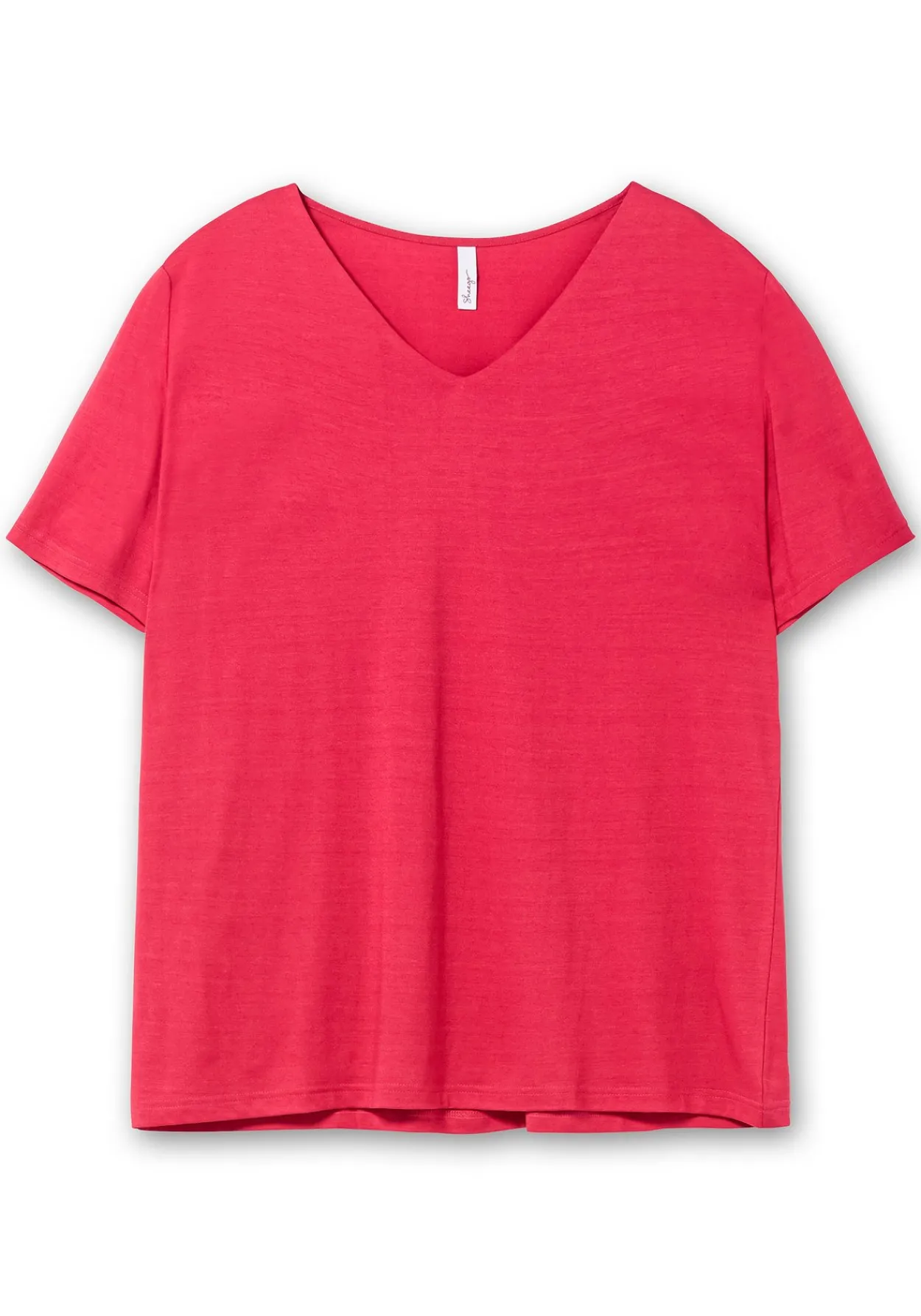 T-Shirt mit doppellagigem Vorderteil<sheego Clearance