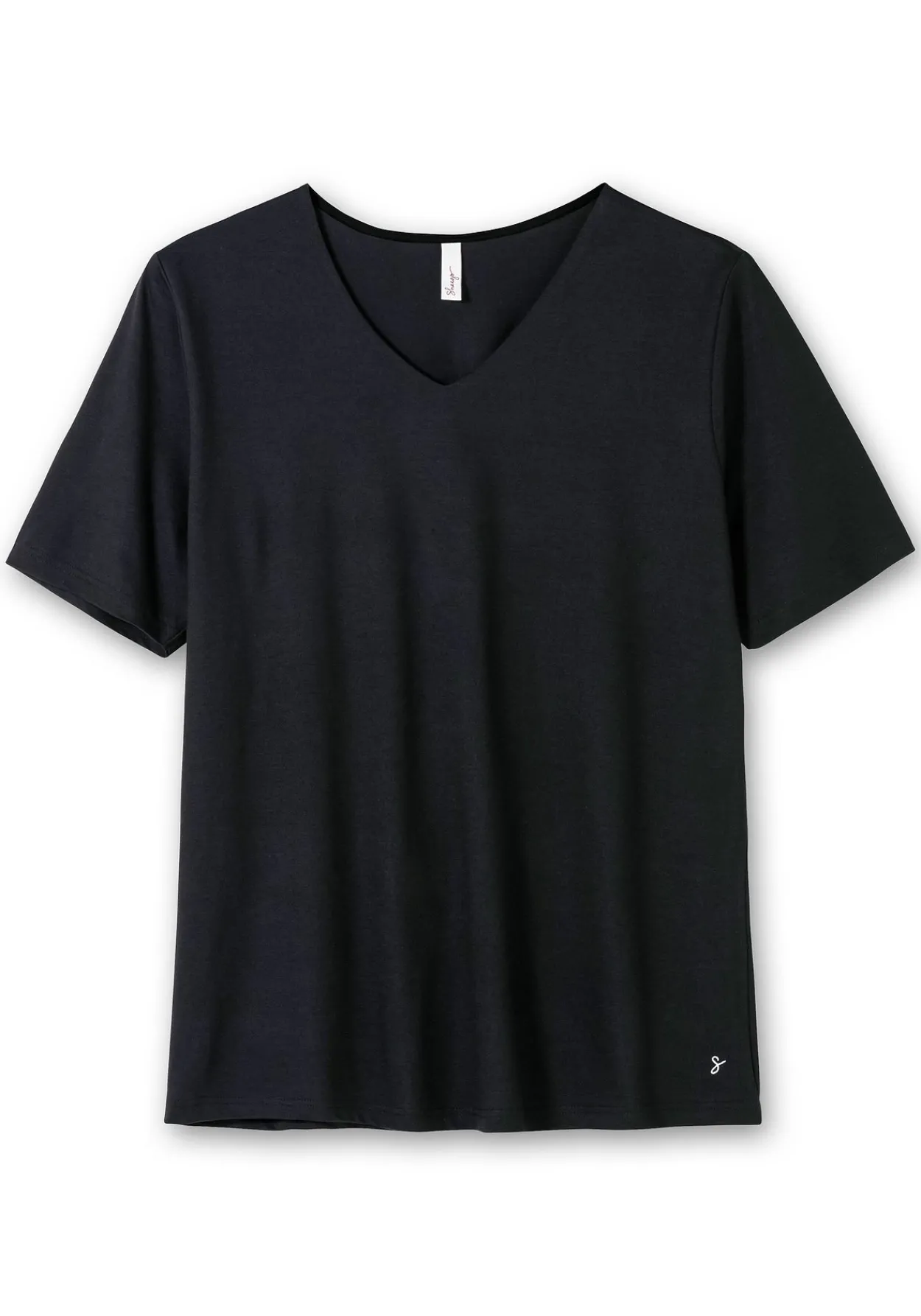 T-Shirt mit doppellagigem Vorderteil<sheego Clearance