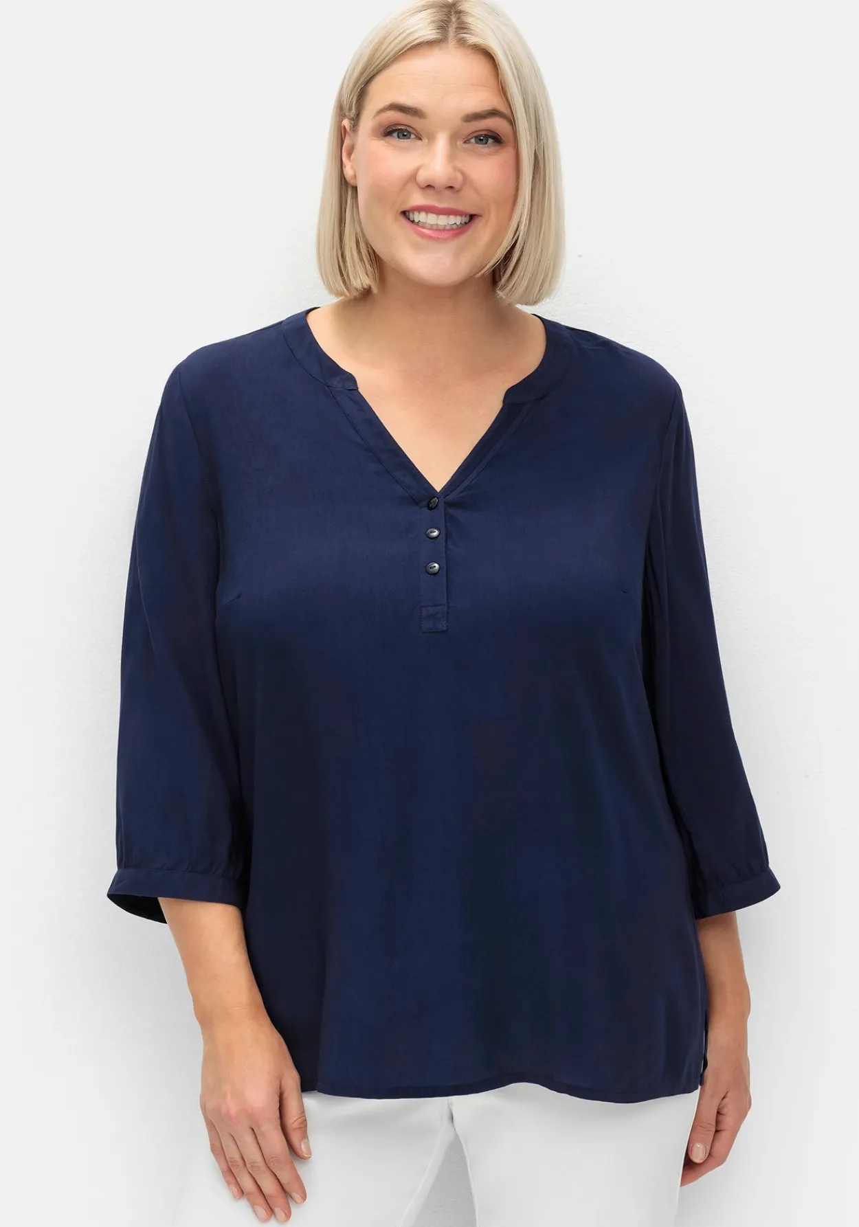 Tunika im Doppelpack, uni und gemustert<sheego Fashion