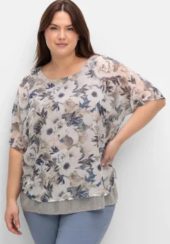 Tunika im Lagenlook, mit Paillettensaum<sheego Best