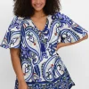 Tunika in A-Linie, im Mustermix, mit Flügelärmeln<sheego by Joe Browns Fashion