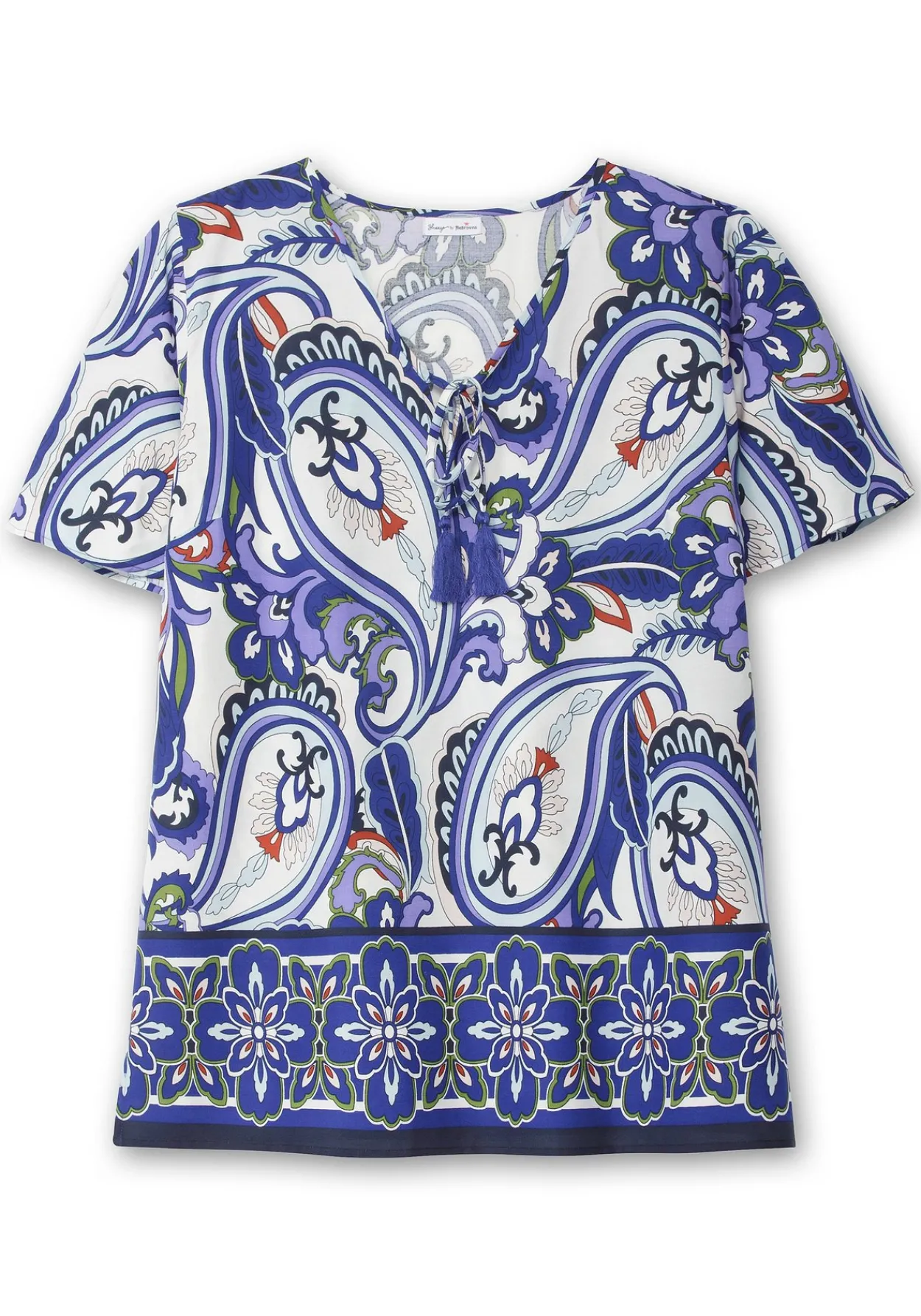 Tunika in A-Linie, im Mustermix, mit Flügelärmeln<sheego by Joe Browns Fashion