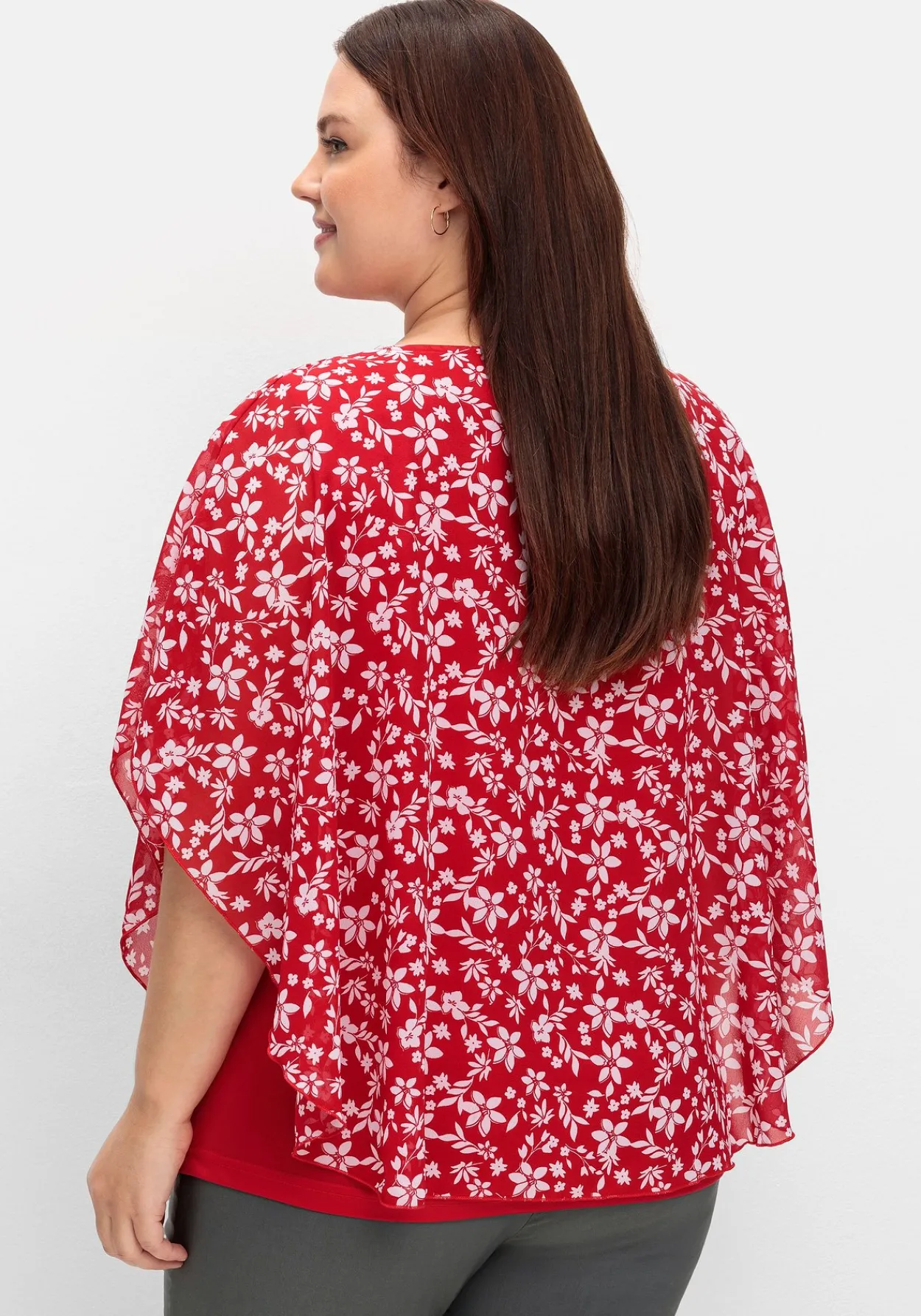 Tunika in Layeroptik, mit Blumenprint<sheego Best