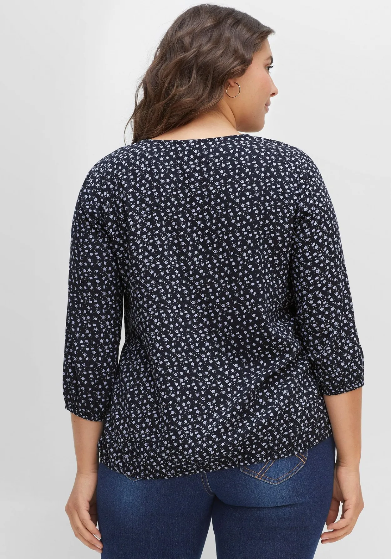 Tunika in Schlupfform, mit Blumenprint<sheego Best
