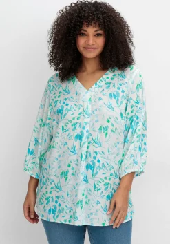Tunika mit Alloverdruck und 3/4-Arm<sheego Clearance