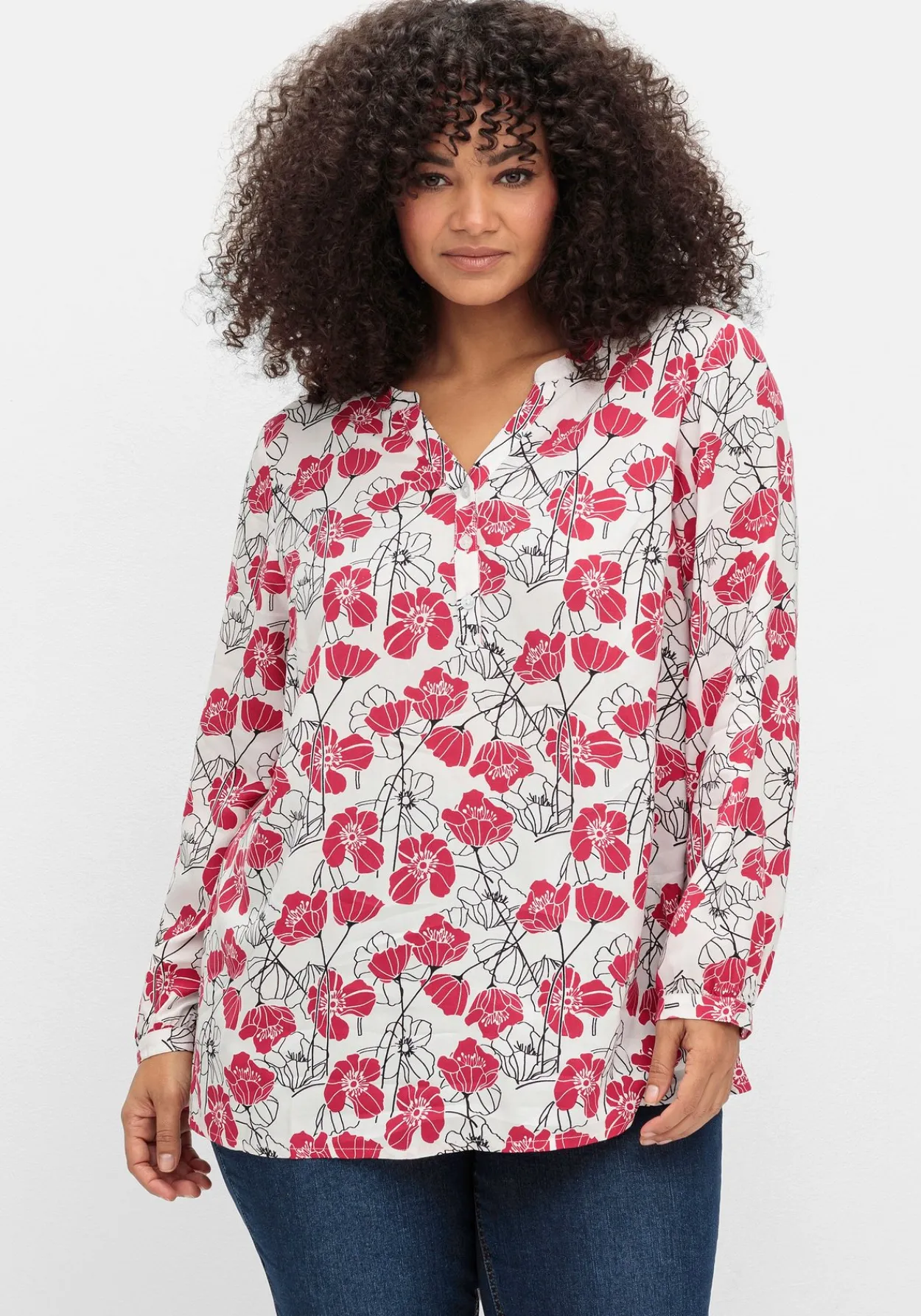 Tunika mit Alloverprint<sheego Best