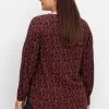 Tunika mit Alloverprint und Knopfleiste<sheego Online