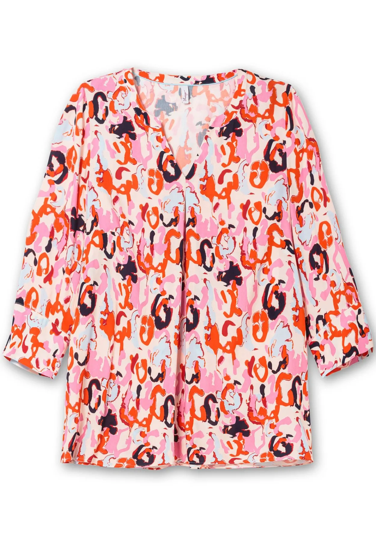 Tunika mit 3/4-Arm und Alloverprint<sheego Hot