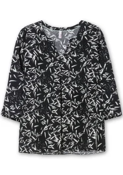 Tunika mit 3/4-Arm und Alloverprint<sheego Online