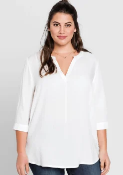 Tunika mit 3/4-Arm und gerundetem Saum<sheego Sale