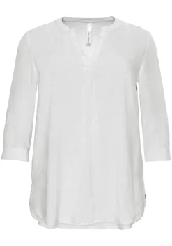 Tunika mit 3/4-Arm und gerundetem Saum<sheego Sale