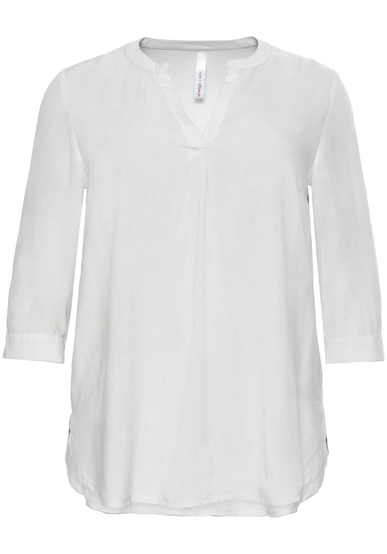 Tunika mit 3/4-Arm und gerundetem Saum<sheego Sale