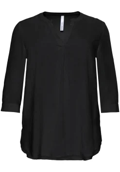 Tunika mit 3/4-Arm und gerundetem Saum<sheego Clearance