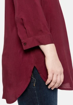 Tunika mit 3/4-Arm und gerundetem Saum<sheego Clearance