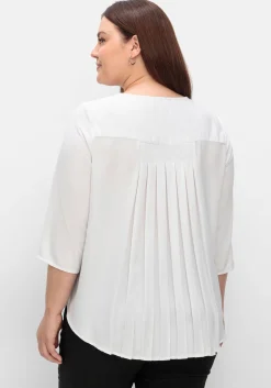 Tunika mit 3/4-Arm und Plisseefalten hinten<sheego New