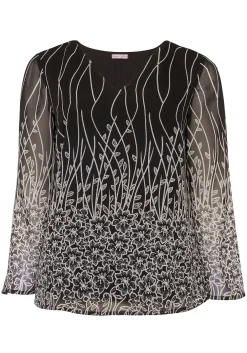 Tunika mit Blumendruck, in Chiffon-Qualität<sheego by Joe Browns Outlet