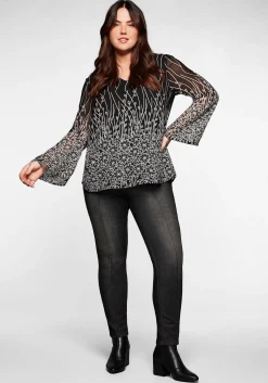 Tunika mit Blumendruck, in Chiffon-Qualität<sheego by Joe Browns Outlet