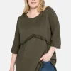 Tunika mit dekorativer Rüsche an der Taille<sheego Fashion