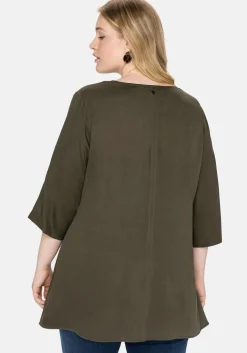 Tunika mit dekorativer Rüsche an der Taille<sheego Fashion