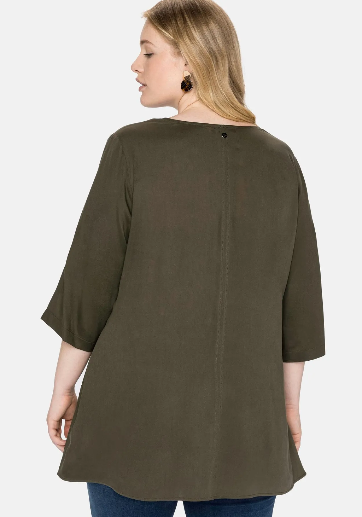 Tunika mit dekorativer Rüsche an der Taille<sheego Fashion