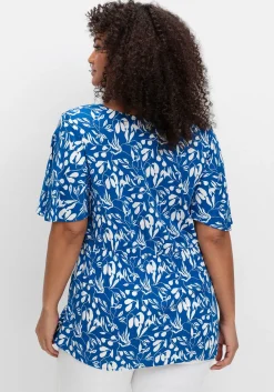Tunika mit Flügelärmeln und Knotendetail<sheego Fashion