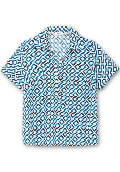 Tunika mit Grafikprint und Gummizugbund<sheego Discount