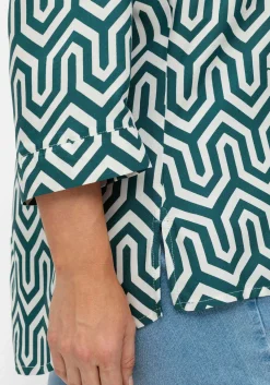 Tunika mit grafischem Alloverprint<sheego Outlet