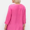 Tunika mit Kellerfalte und 3/4-Ärmeln<sheego Discount