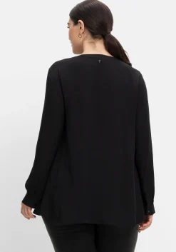 Tunika mit Pailletten am V-Ausschnitt<sheego Sale