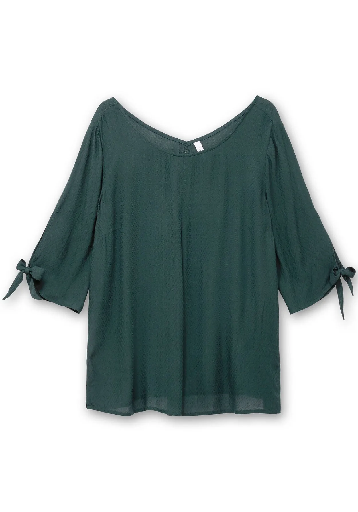 Tunika mit Ärmel-Details und V-Ausschnitt hinten<sheego Fashion