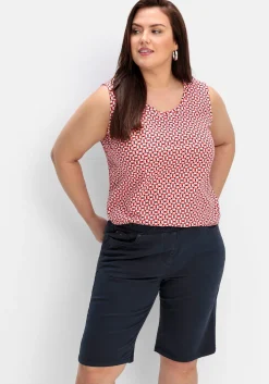 Twill-Bermudas in 5-Pocket-Form, mit Gummizugbund<sheego Best