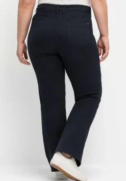Twillhose in Bootcutform mit Shaping-Einsatz<sheego Fashion