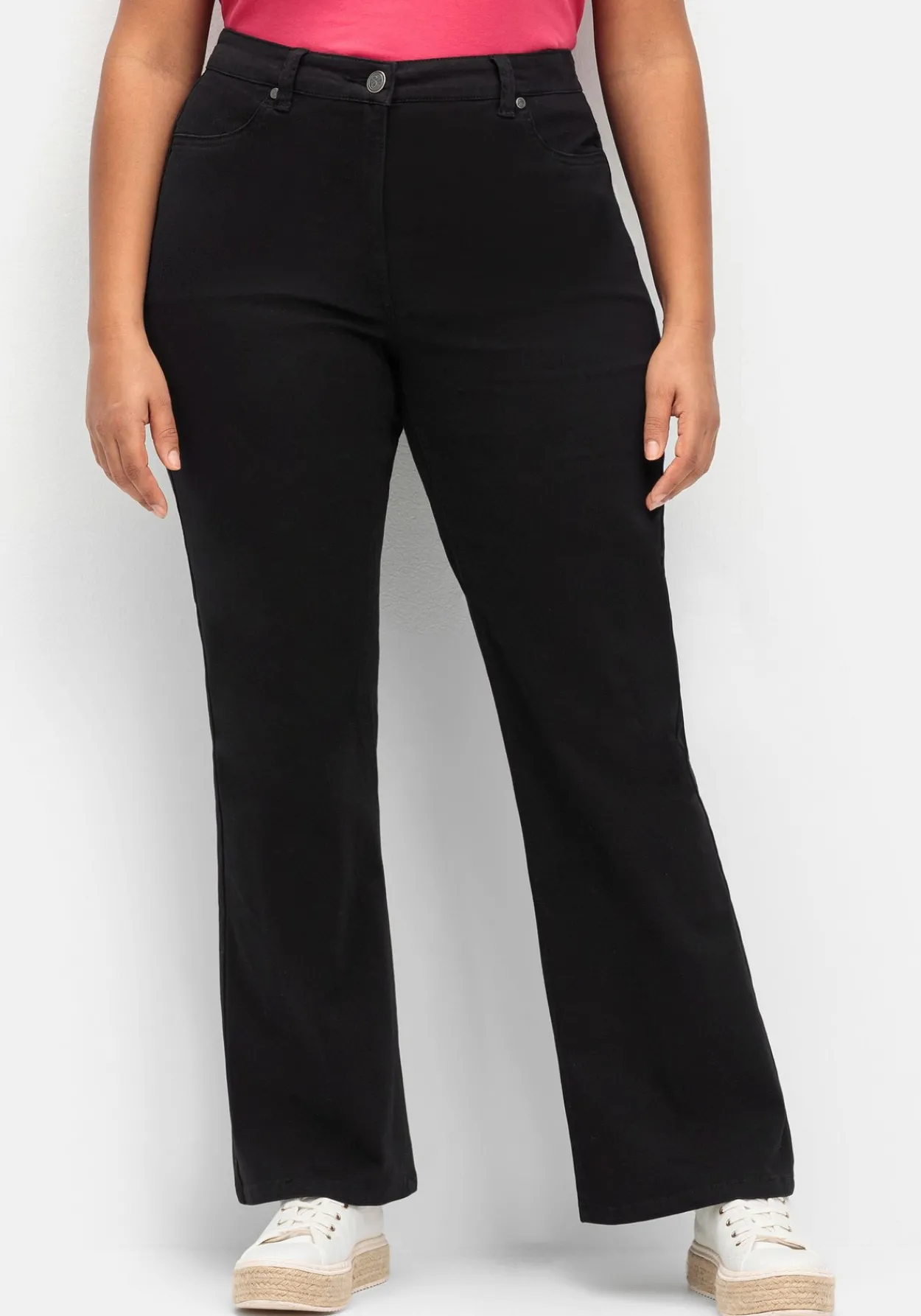Twillhose in Bootcutform mit Shaping-Einsatz<sheego Best