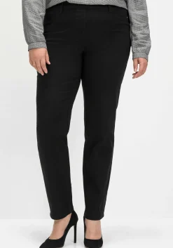 Twillhose mit Schlupfbund, in schmaler Beinform<sheego New