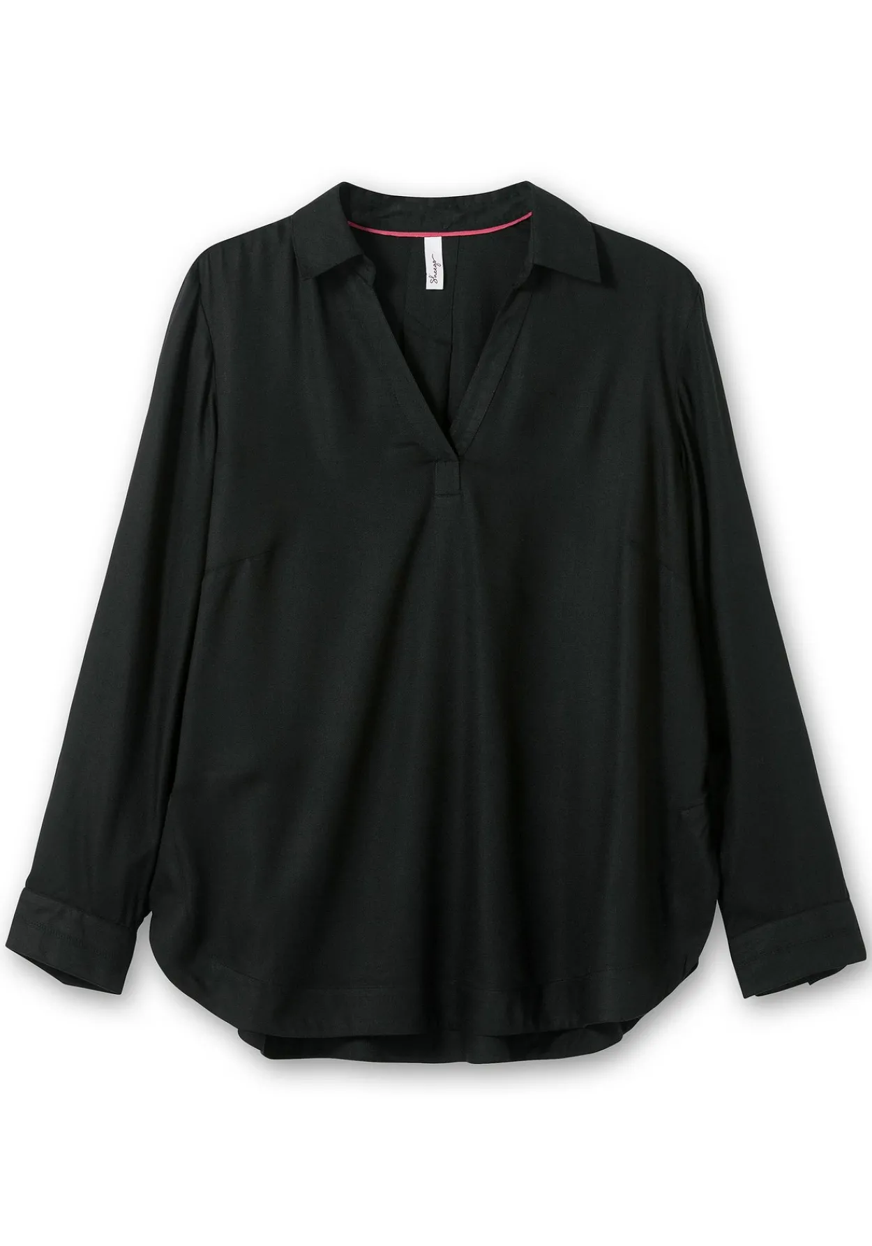 Twill-Tunika mit Hemdkragen und Kellerfalte hinten<sheego Sale