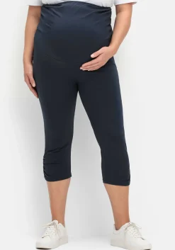 Umstands-Leggings in Caprilänge, mit Überbauchbund<sheego New