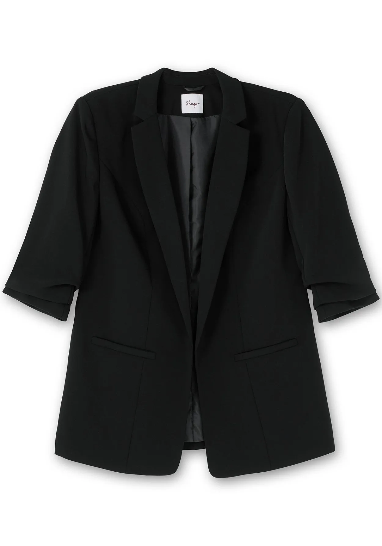 Verschlussloser Longblazer mit 3/4-Arm, gefüttert<sheego Clearance