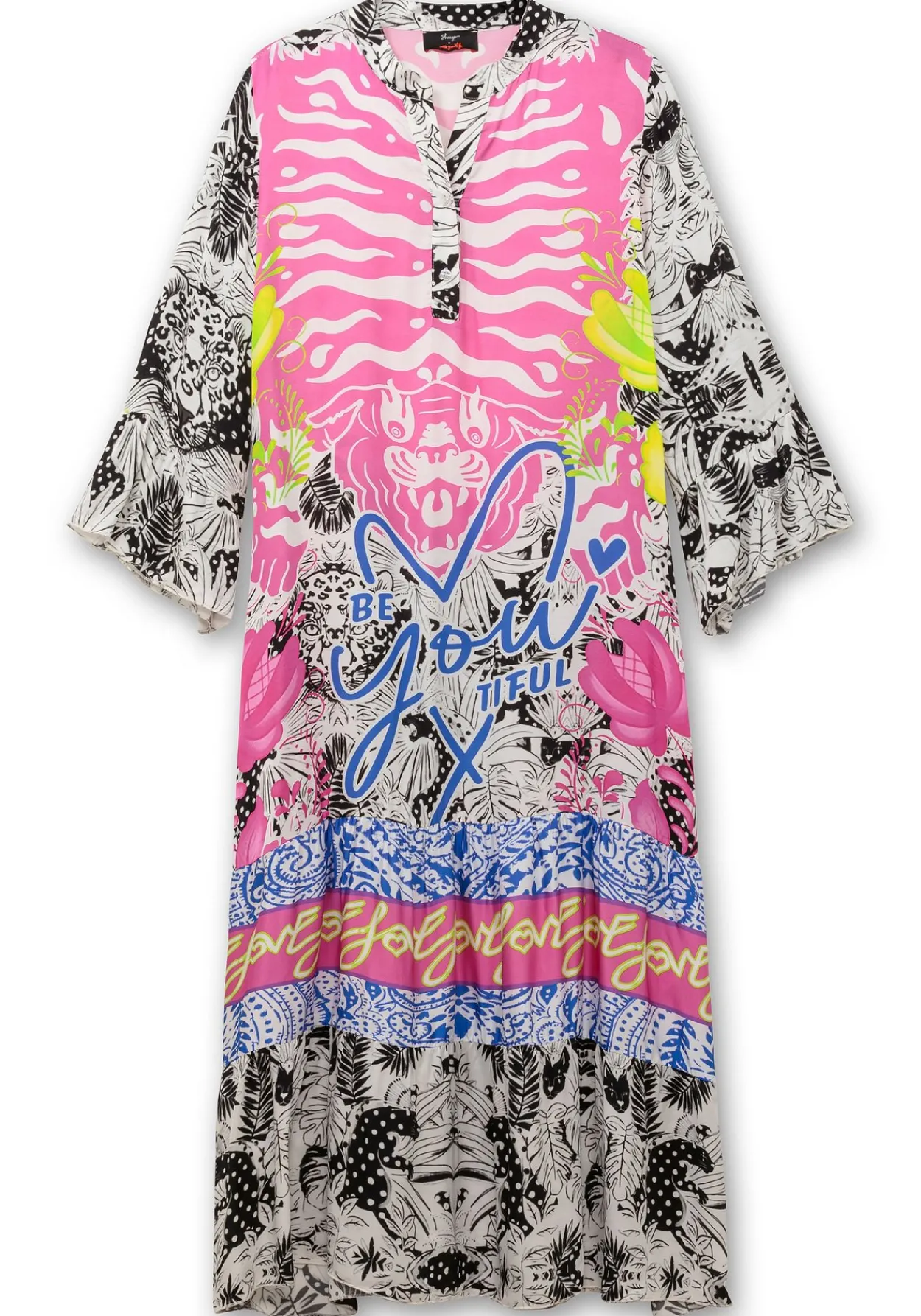 Volantkleid im Multicolor-Mustermix<sheego loves miss goodlife Clearance