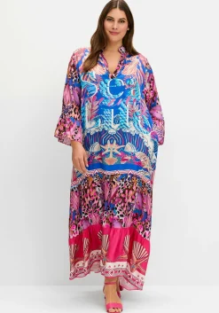 Volantkleid in Maxilänge, mit Mustermix<sheego loves miss goodlife Online