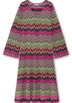 Wadenlanges Strickkleid im Zickzack-Muster<sheego by Joe Browns Fashion