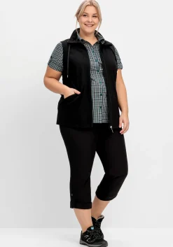 Wanderbluse mit Reißverschluss-Taschen<sheego New