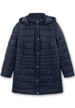 Warm wattierte Steppjacke mit Kapuze<sheego Fashion